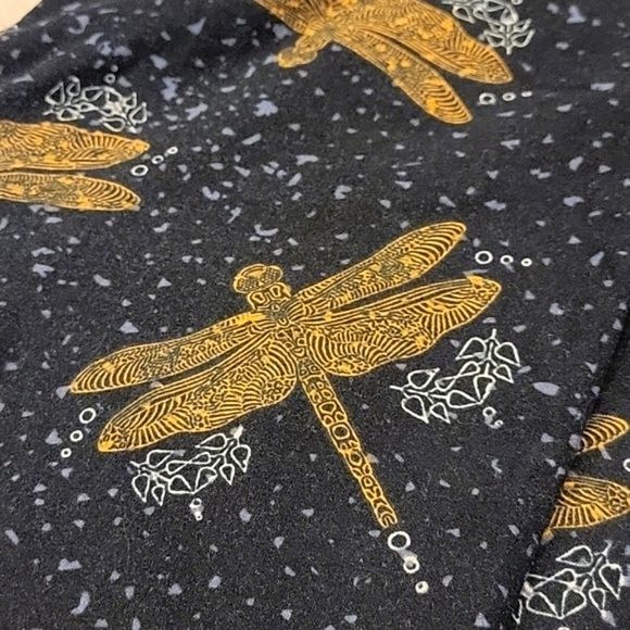 LulaRoe Dragonfly Leggings One Size - Picture 2 of 2